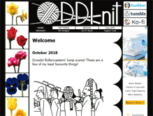 Tablet Screenshot of oddknit.com